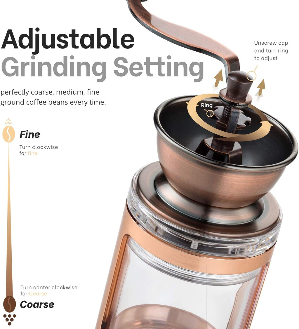 Manual Coffee Grinder with Adjustable Settings Z303984