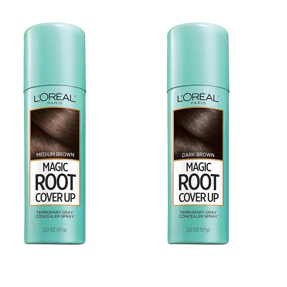 Medium Brown and Dark Brown 2 Oz Gray Concealer Spray E304917