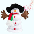 Snowman Plush Toy with 6 Christmas Songs L486