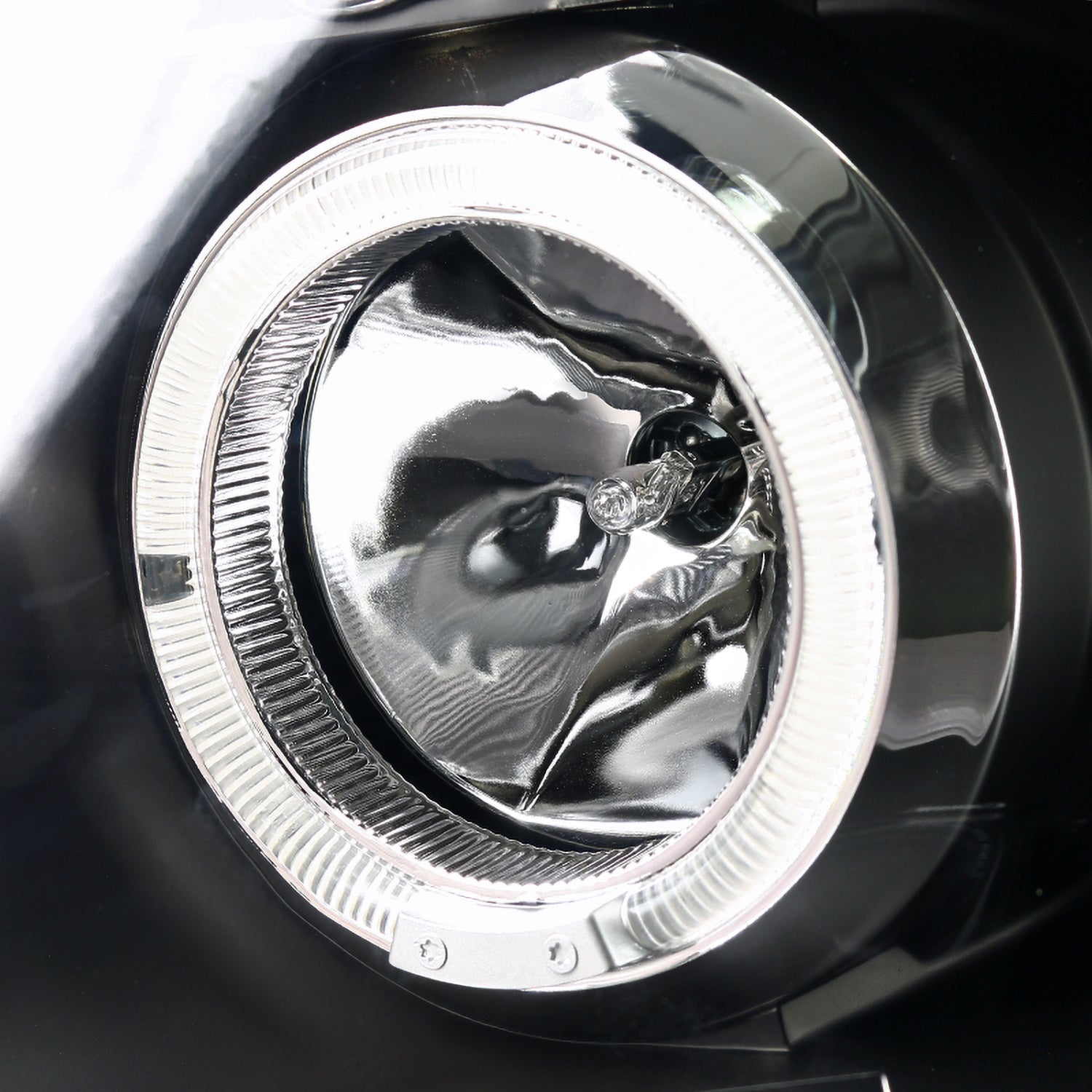 Black Halo Projector Headlights and LED Tail Lamps Combo for Nissan Titan Y751161