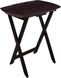 Oversized TV Tables, Espresso, Set of 4 R1939