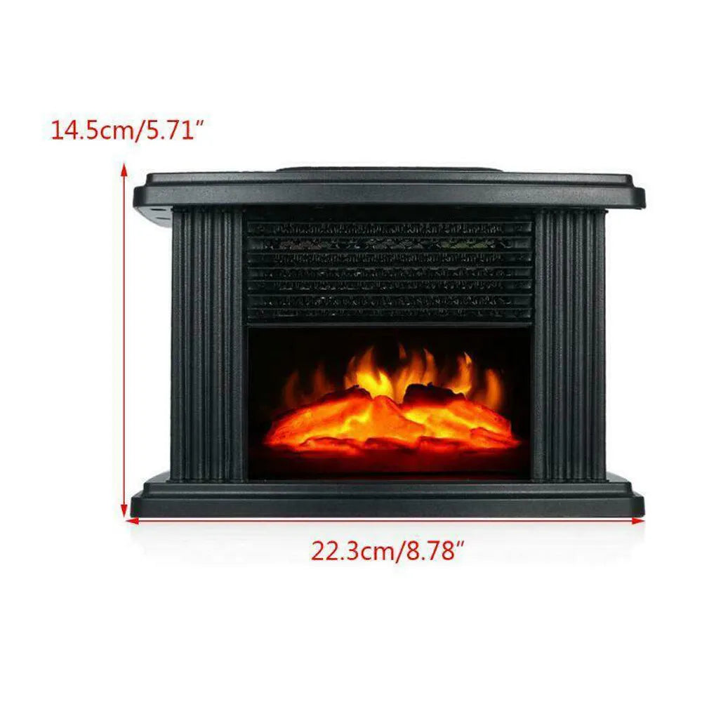 Electric Fireplace Heater Stove 1000W with 3D Flame Effect Y825
