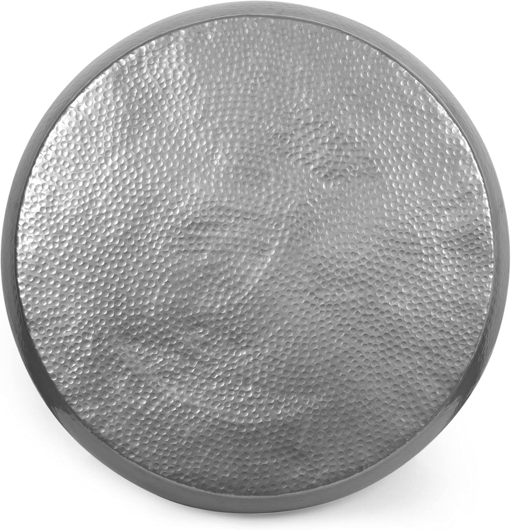 29" Solid Aluminum Round Drum Coffee Table S46041