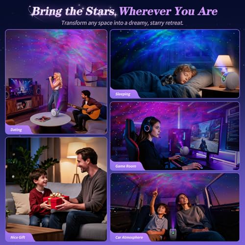 Star Night Light Projector with Remote Control I688994