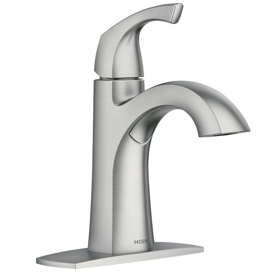 Brushed Nickel Single Handle Lavatory Faucet 4 in. L12336