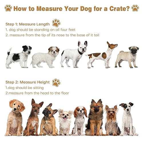 39" Heavy Duty Dog Crate Furniture with Divider V835