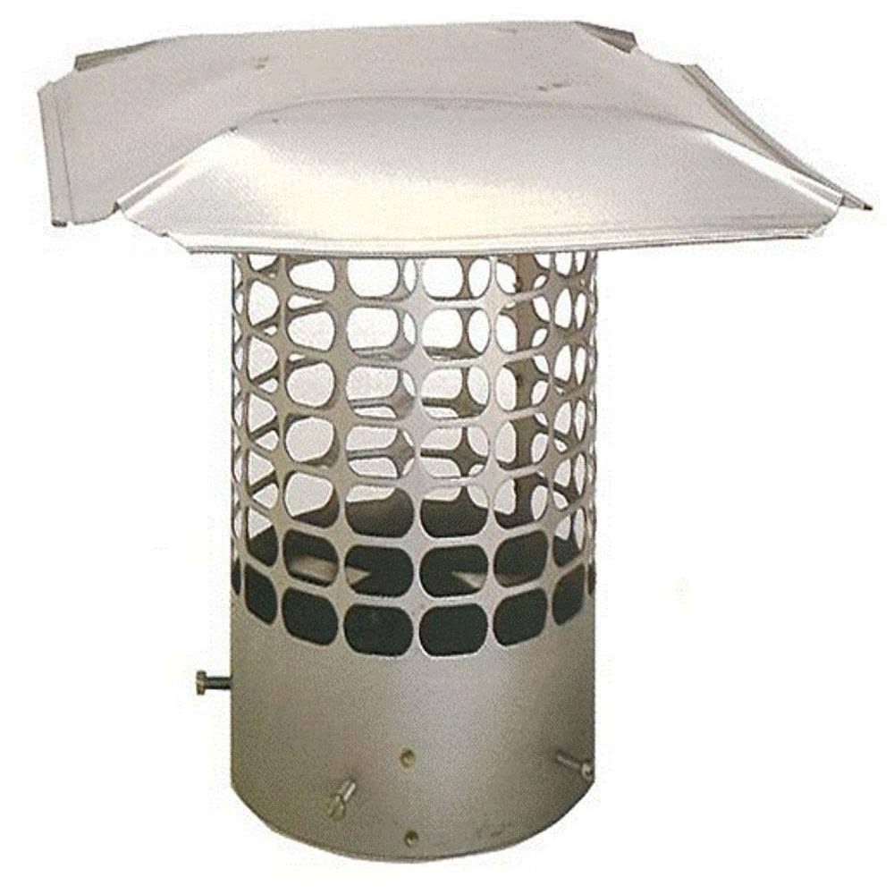 6-Inch Stainless Steel Round Chimney Cap M437