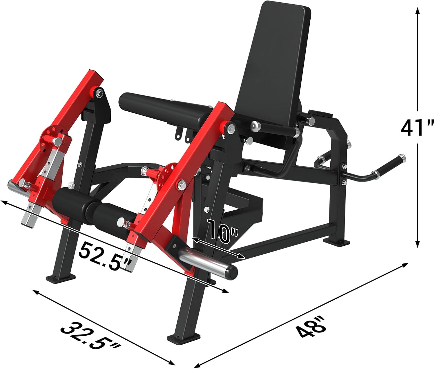 Adjustable Leg Extension and Curl Machine K552