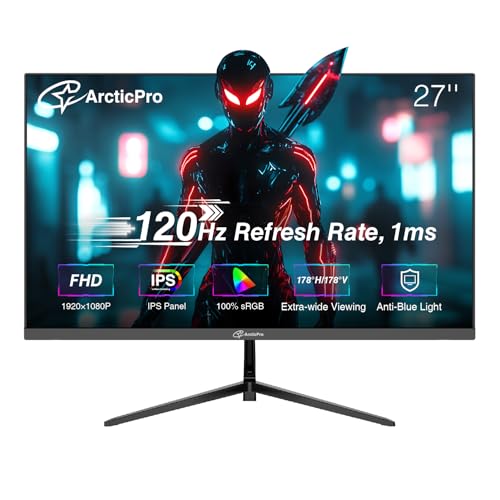 22 inch Full HD Computer Monitor, 100Hz Refresh Rate, Frameless, VESA, HDMI, VGA I6019