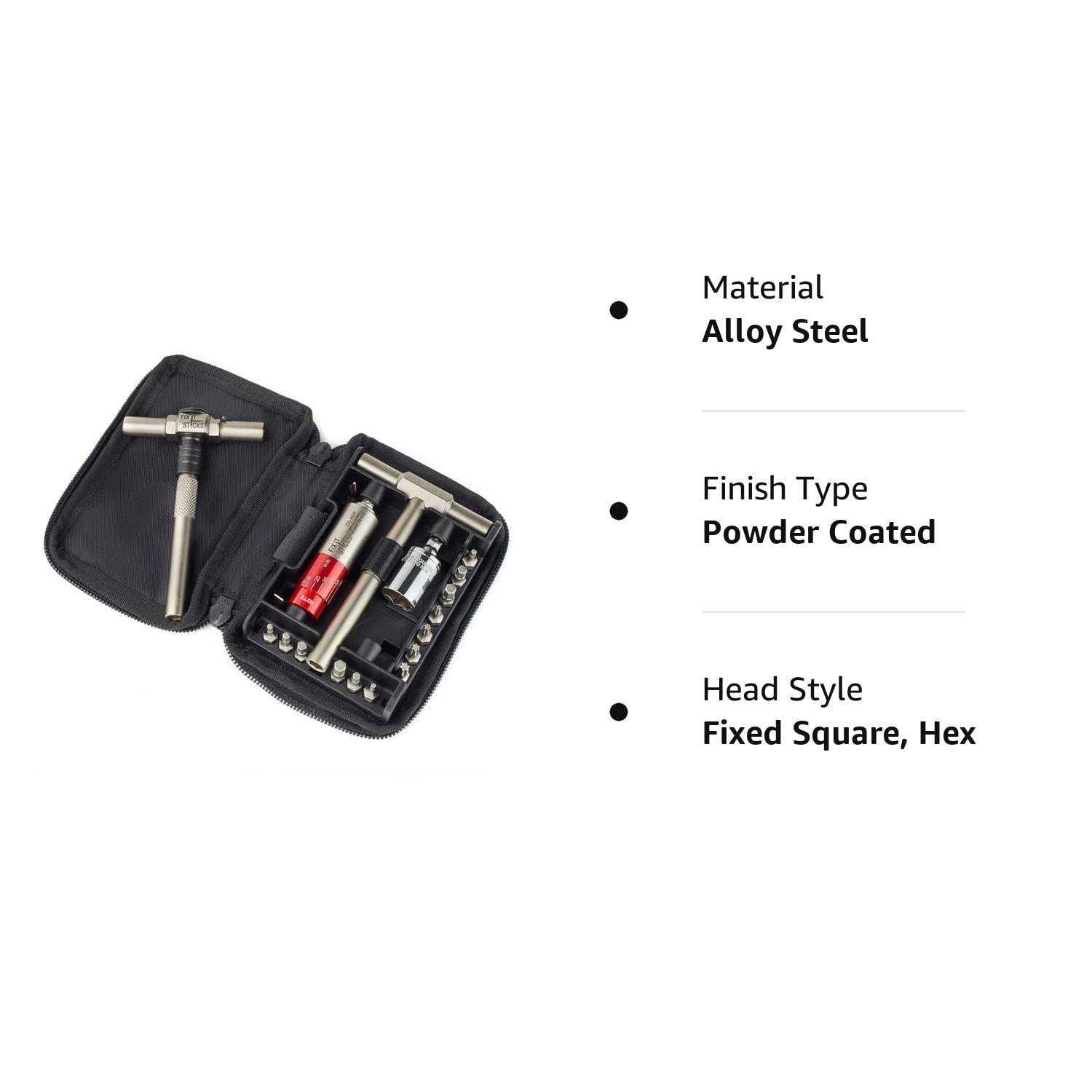 15-65 Inch Lbs Torque Driver Kit with Locking Ratcheting Wrench T912190