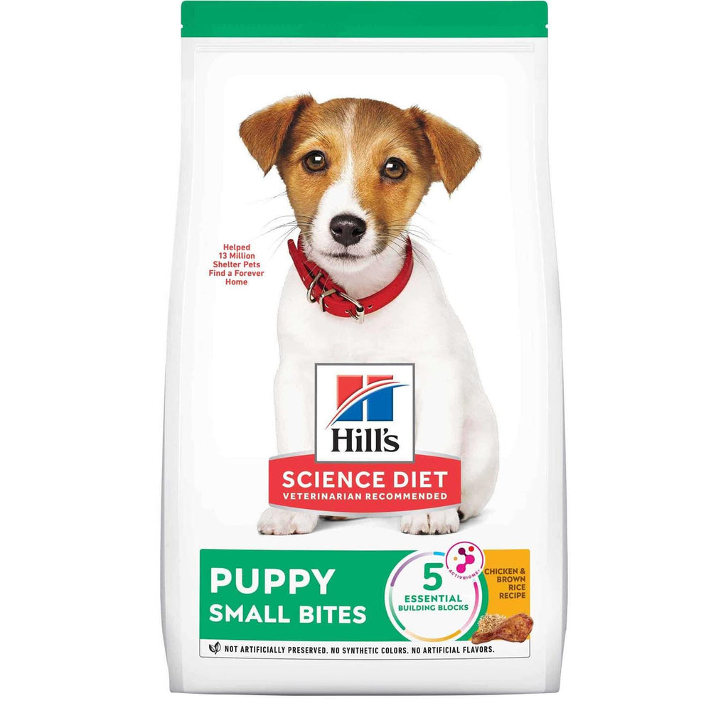 Puppy Small Bites Chicken Recipe Dry Dog Food W71736