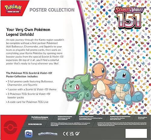 Pokemon TCG Scarlet & Violet 3.5 Poster Collection K9684