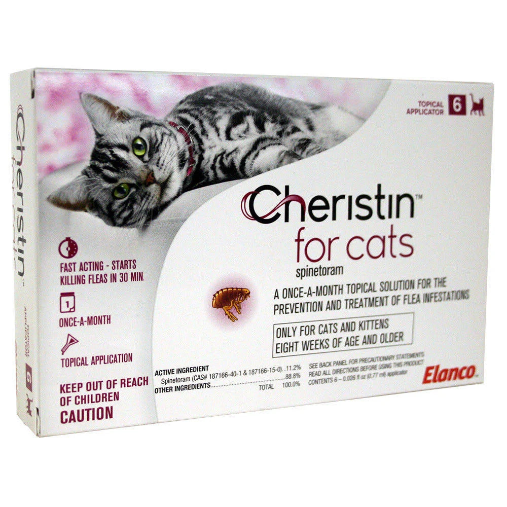 Flea Treatment Topical for Cats Over 1.8 lbs - 6 Count R396878