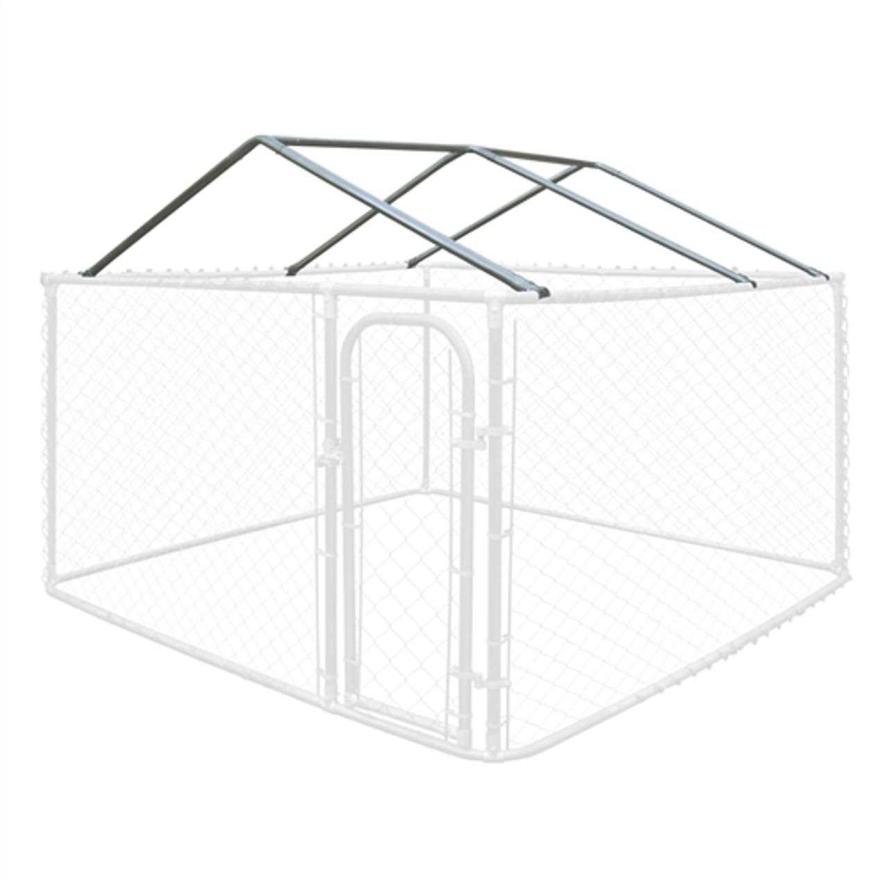 7.5 x 7.5 ft. Galvanized Steel Chain Link Dog Kennel Roof Frame M30063