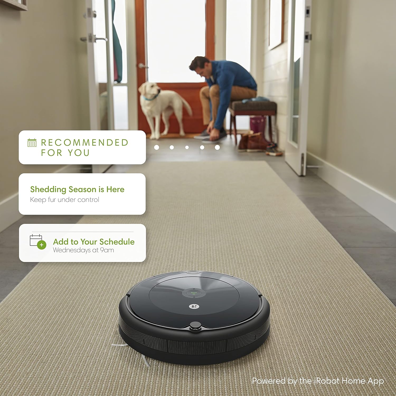 Robot Vacuum with Wi-Fi Connectivity Q271