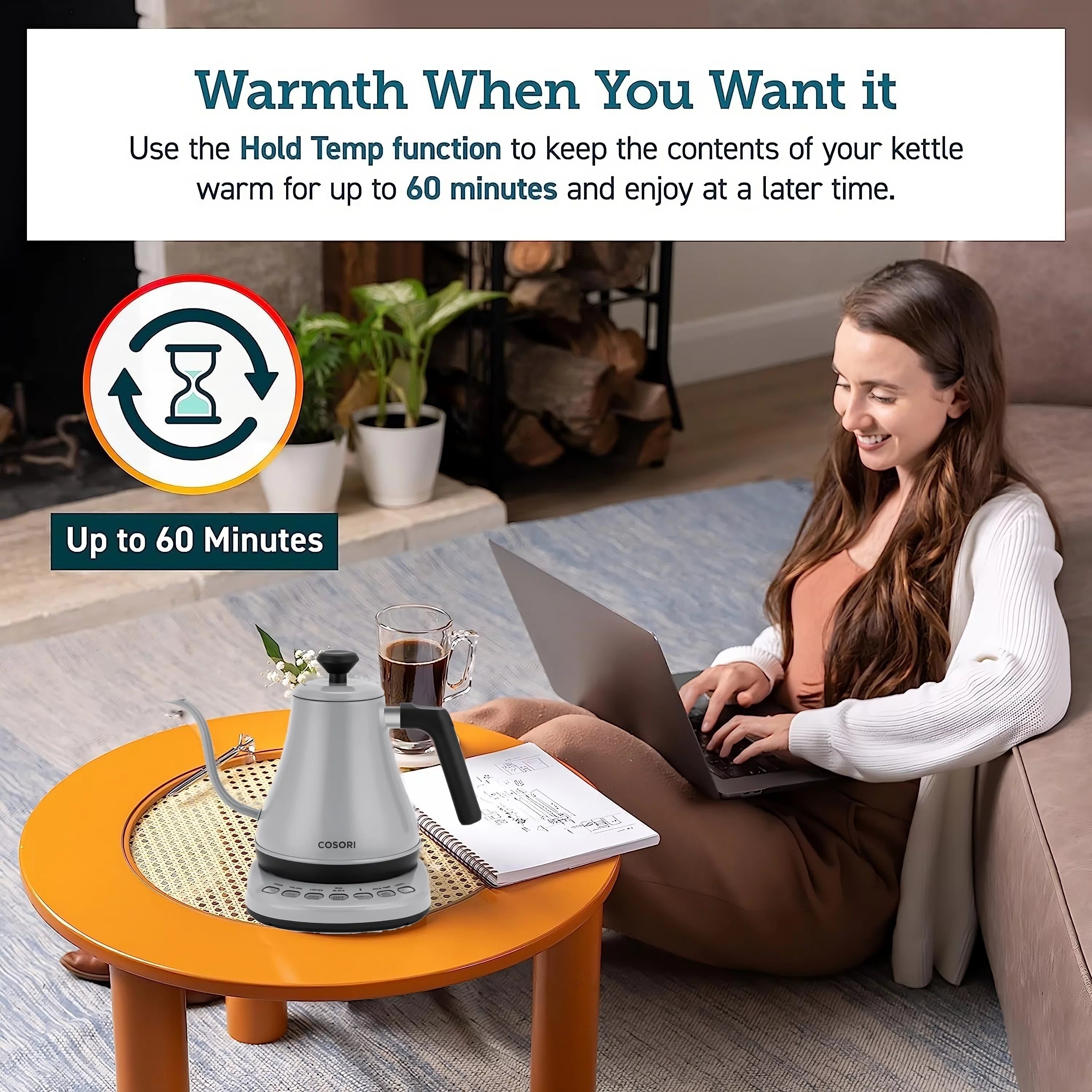 Stainless Steel 0.8L Gooseneck Kettle B601198