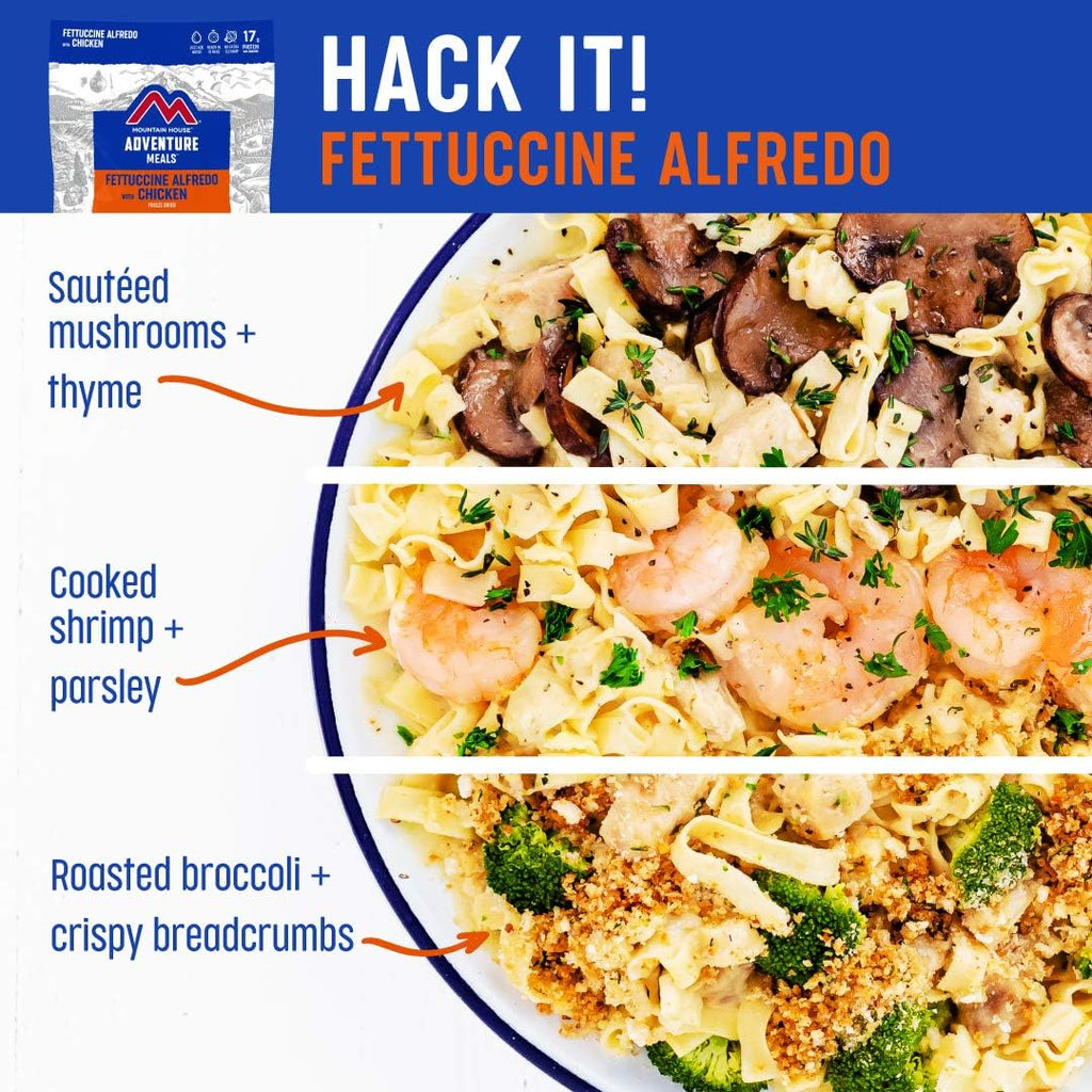 Freeze Dried Fettuccine Alfredo with Chicken, 2-Servings J696133