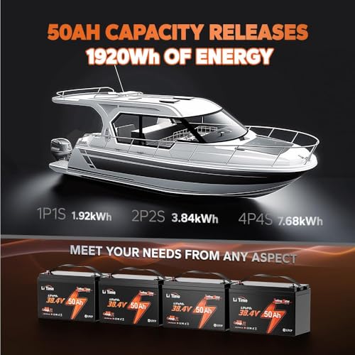 36V 50Ah LiFePO4 Battery with 43.8V 25A Charger Z66693