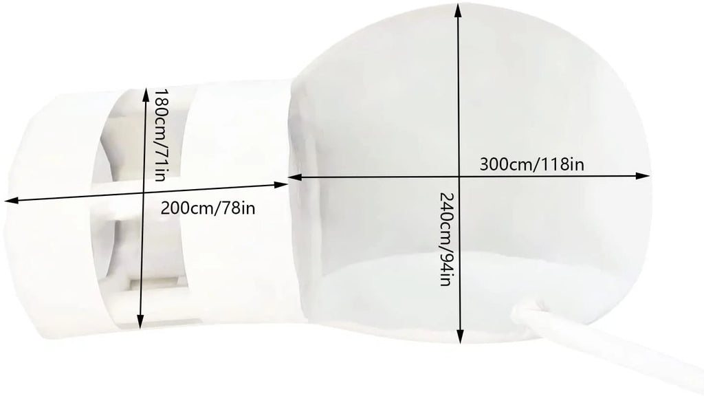 Inflatable Transparent Bubble Tent with Blower W545523