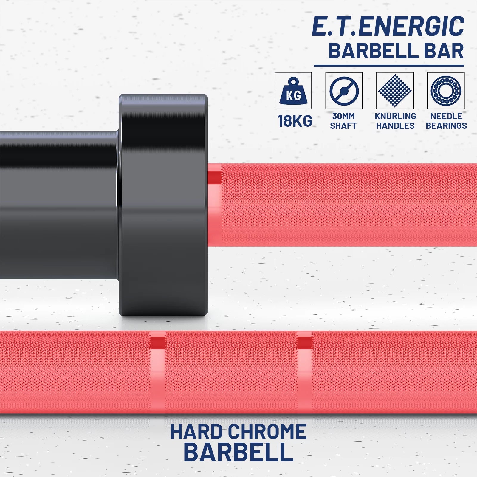 7ft 40 lb Olympic Bar Weight Barbell 700 lb Capacity V183