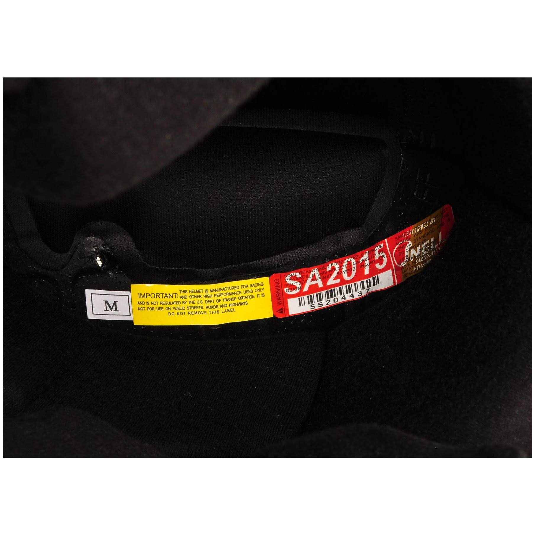 Snell SA2015 Approved Full Face Auto Racing Helmet U1757