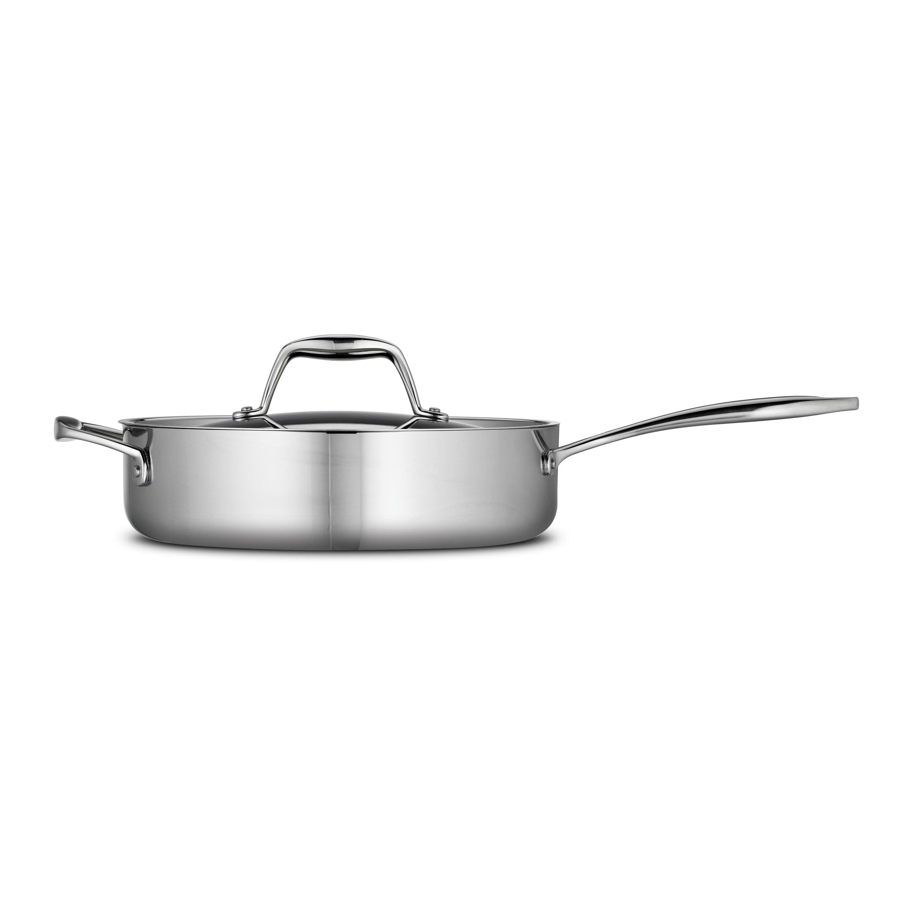 Tri-Ply Clad 3-Quart Covered Deep Saute Pan Y23216