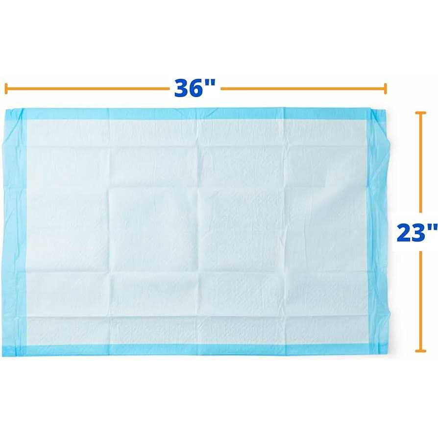 Disposable Chucks Pads 23 x 36 inches Ultra-Light Absorbency Pee Pads W145