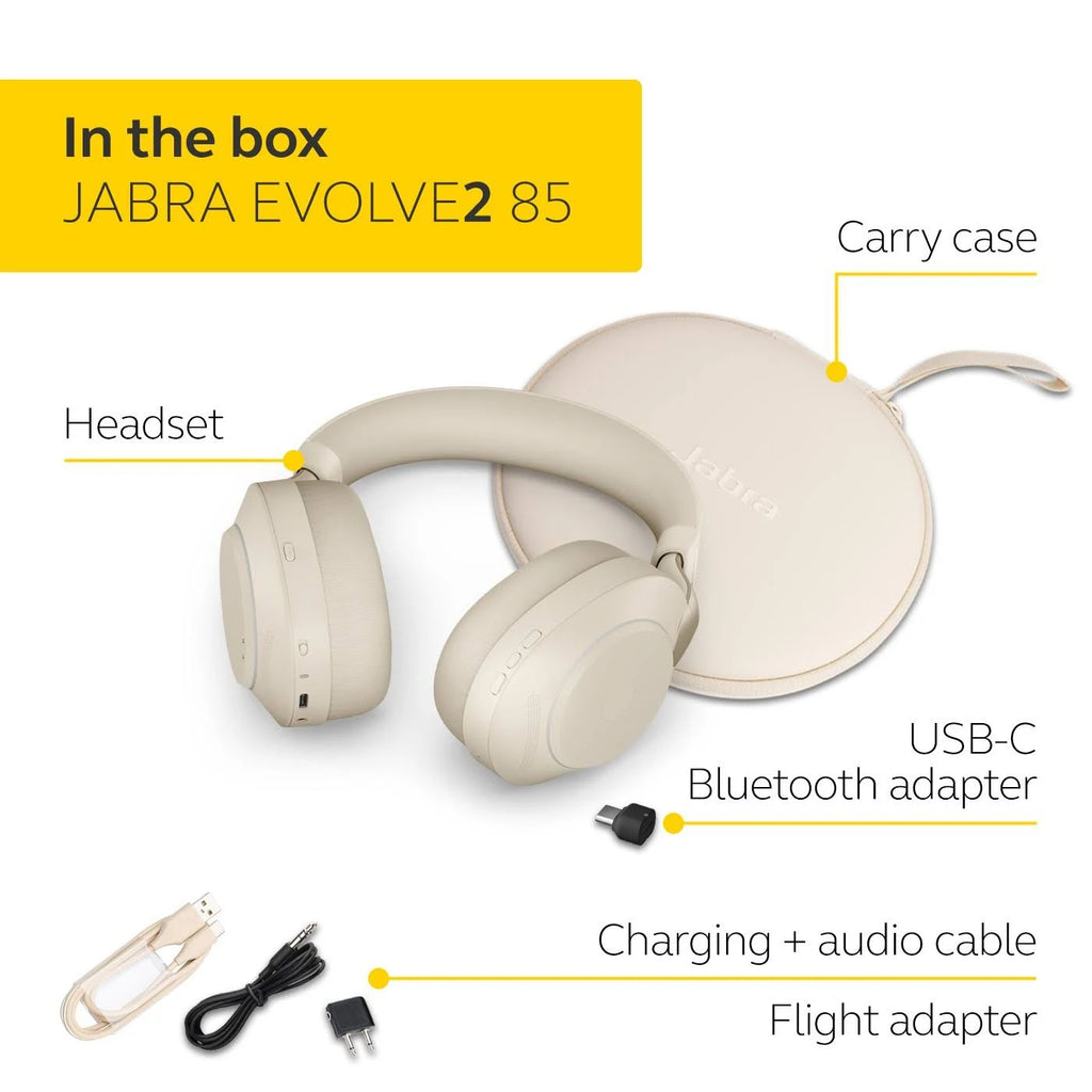 Beige Stereo Headset P6923