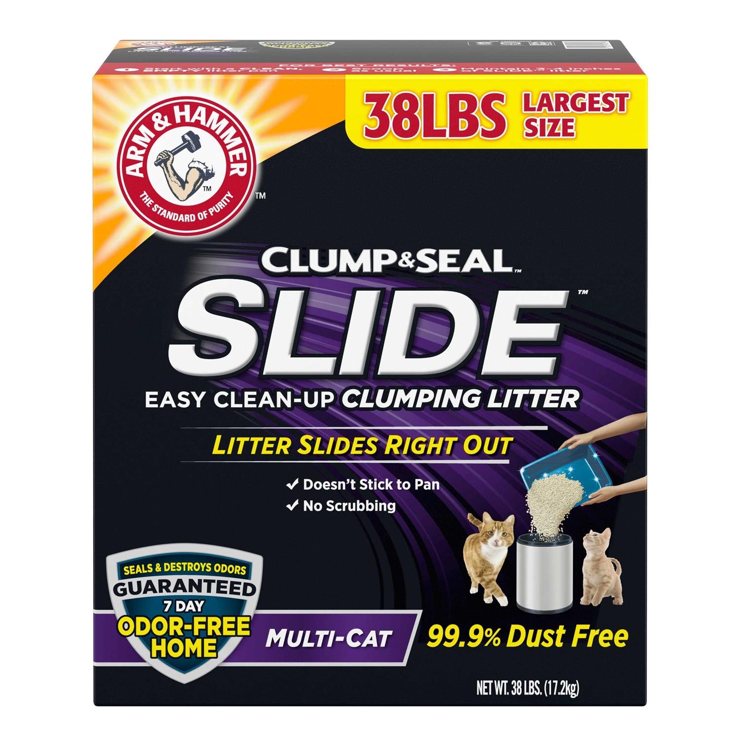 Slide Easy Clean-Up Clumping Cat Litter X689030