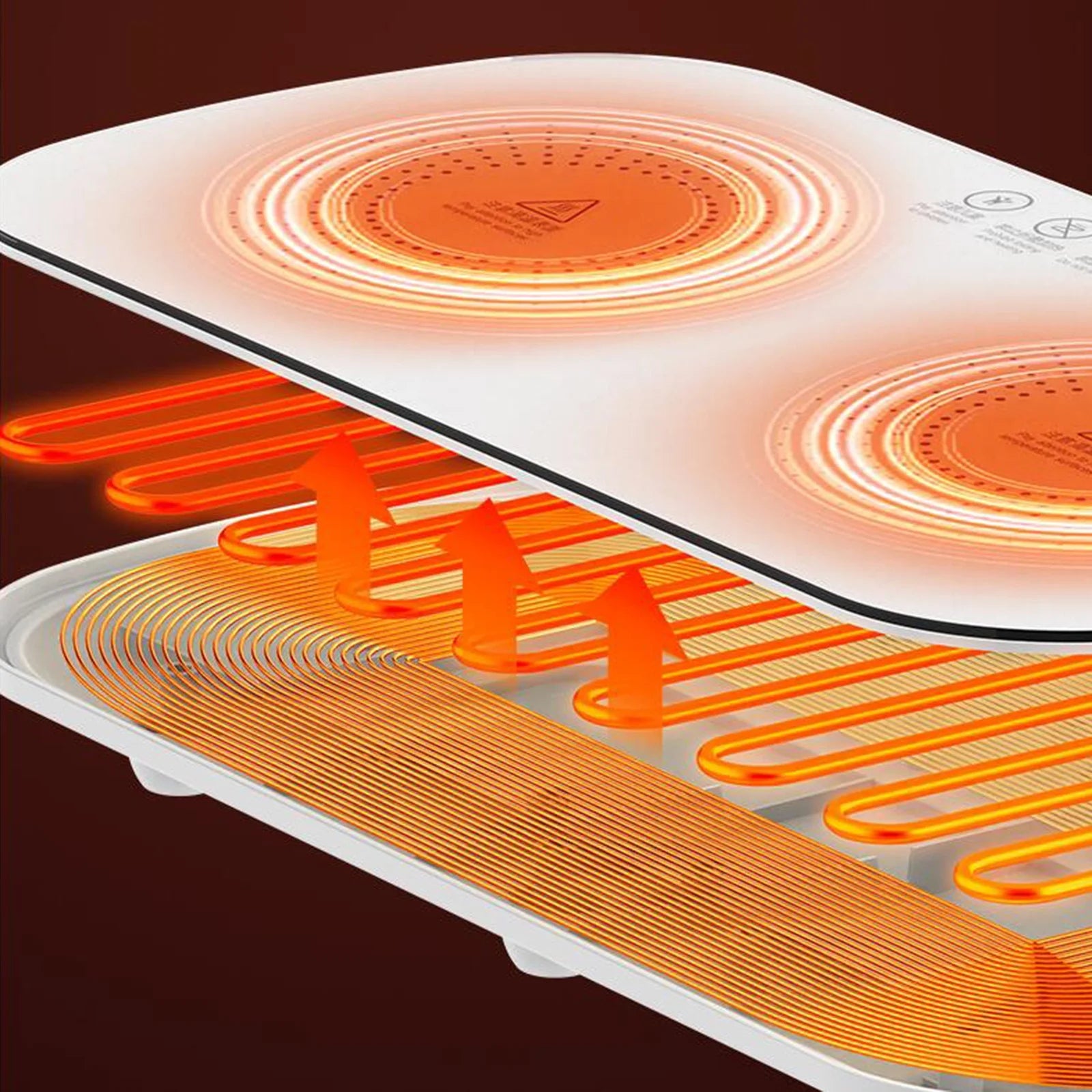 Electric Warming Tray 50W Hot Plate Food Warmer O584696