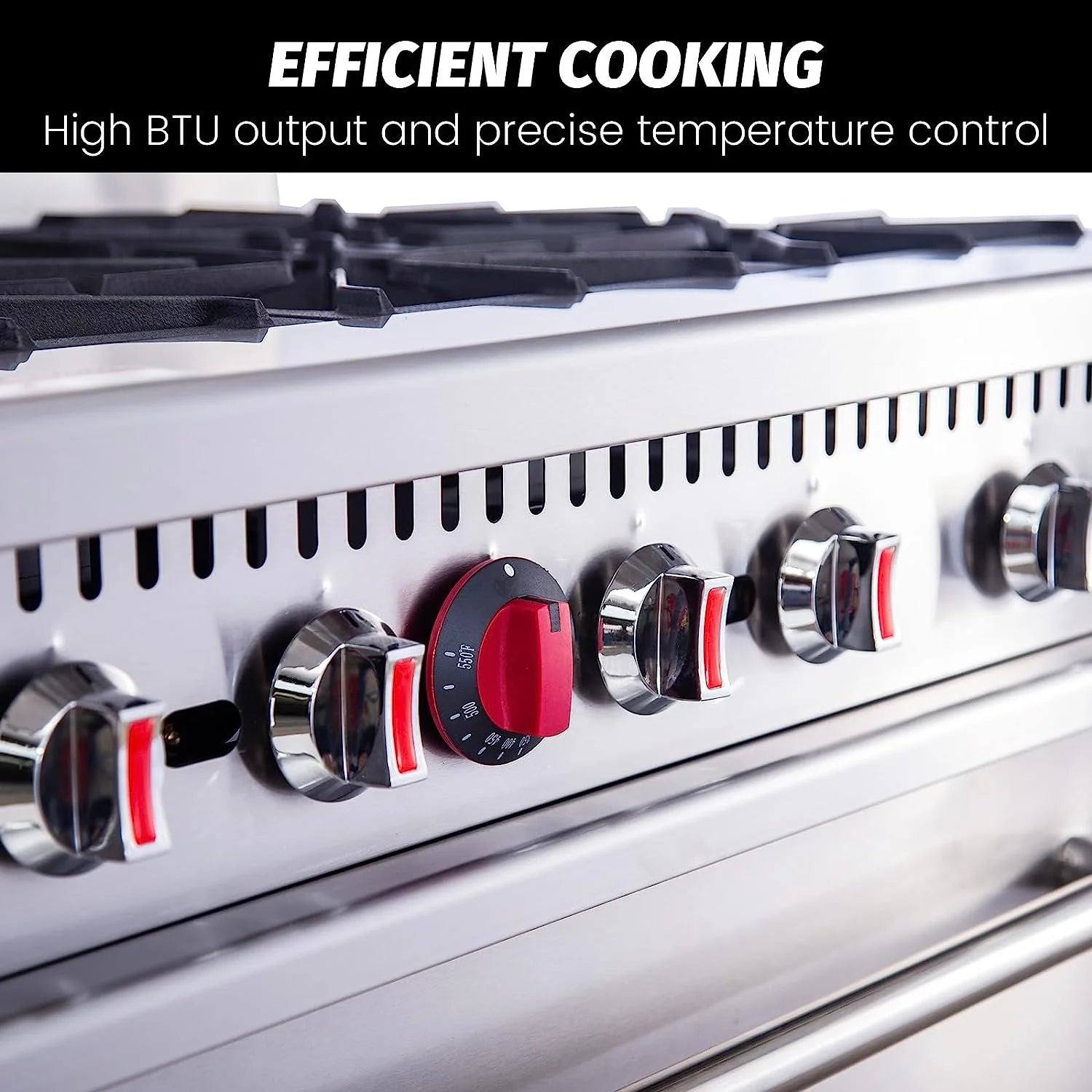 36" Gas Range Stove With 6 Burners T558486