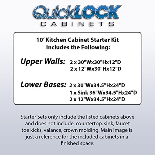 10 Foot Provincial Stain RTA Kitchen Cabinets E7304