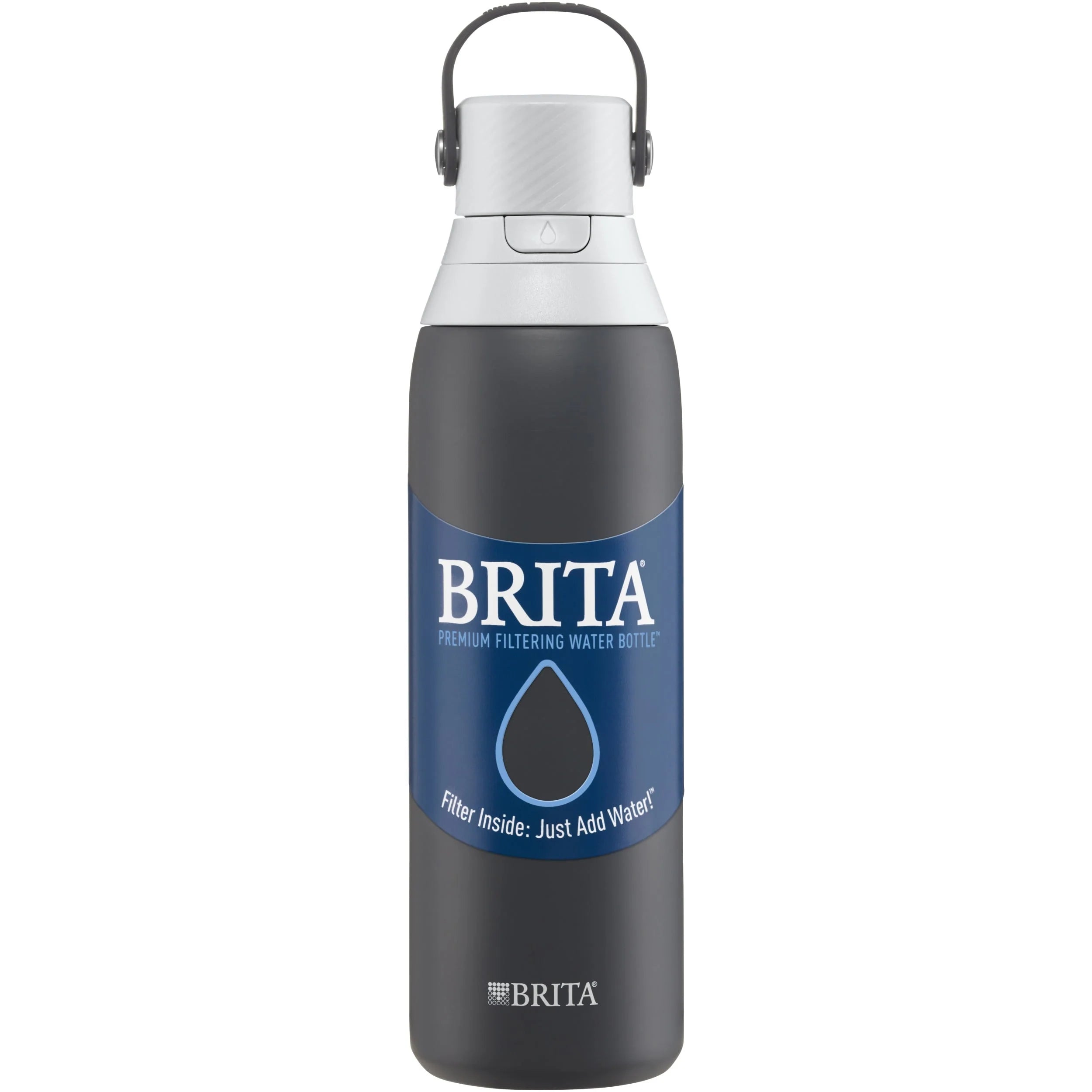 20 oz Stainless Steel Insulated Water Bottle with Straw M399751