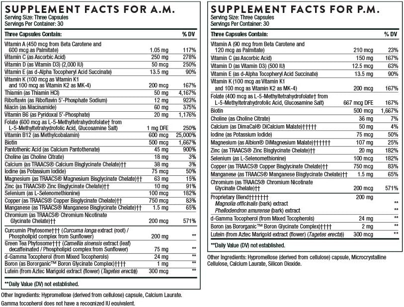 Daily Nutritional Supplement - 180 Capsules J96883