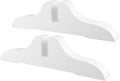 2Pcs White Wooden Room Divider Stand Feet Brackets Partition Base Support Legs W36997