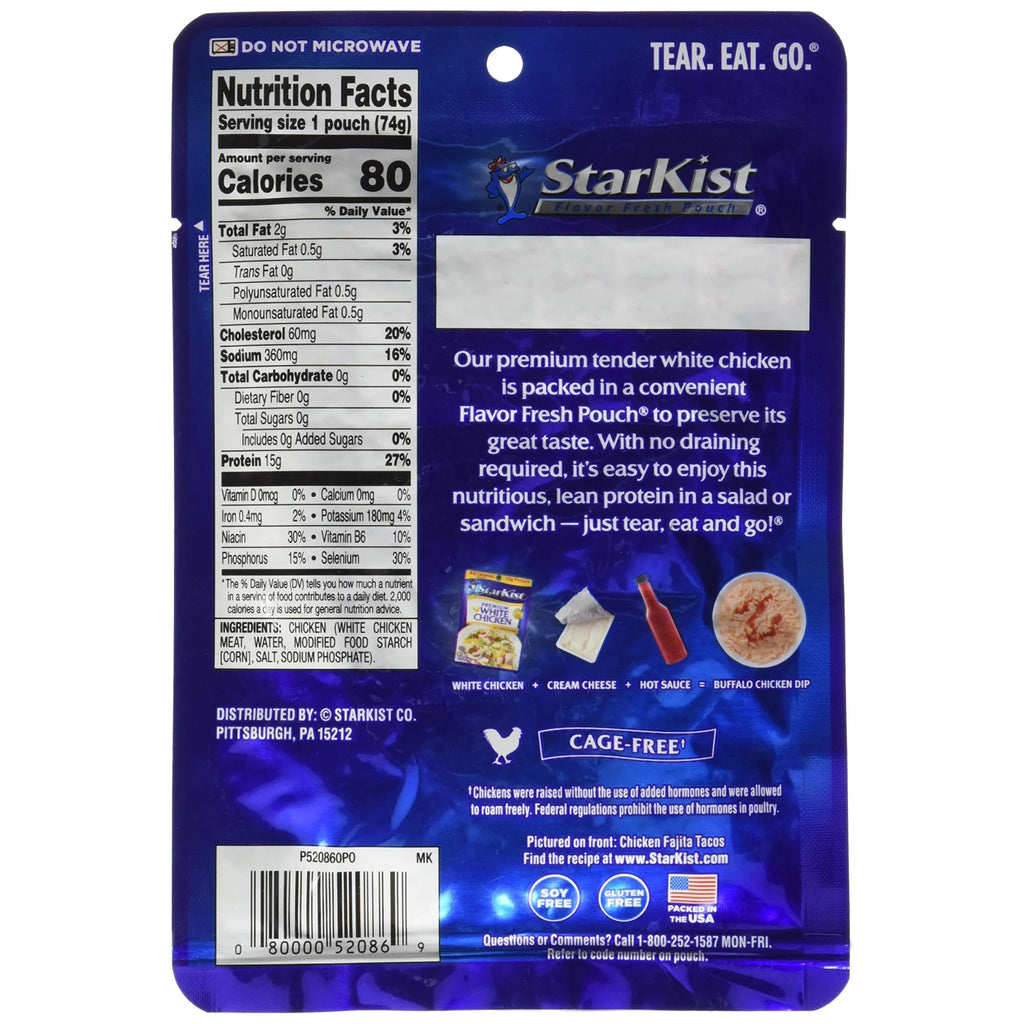 Pack of 8 White Chicken I926