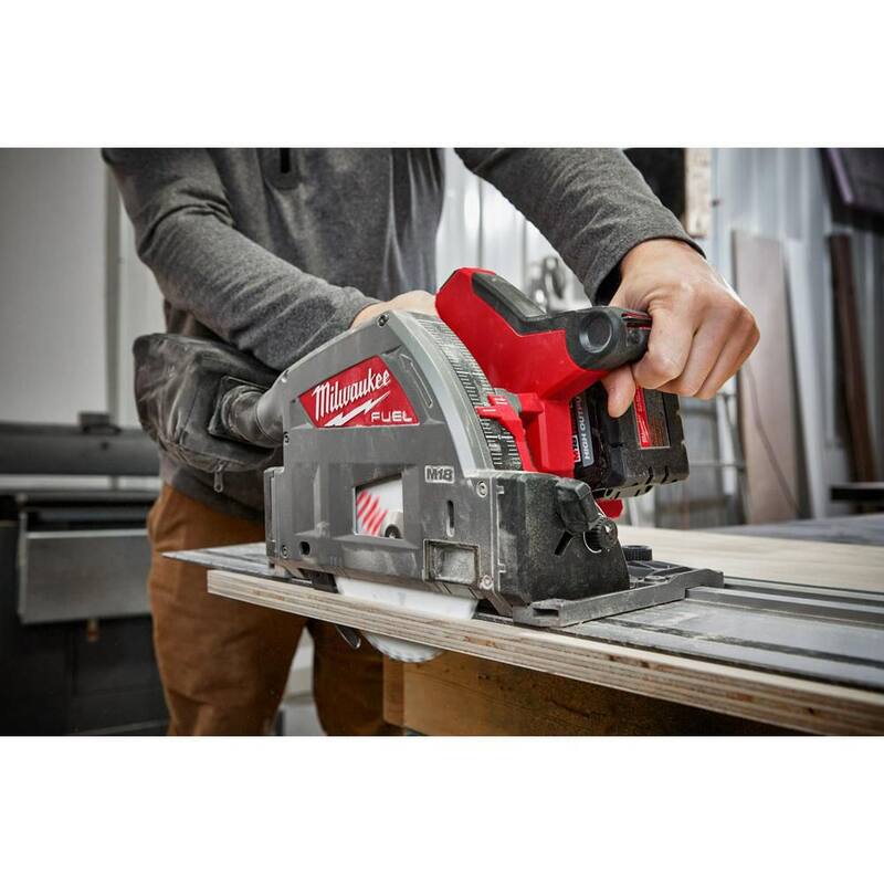 M18 FUEL 18V Cordless Brushless 6-1/2 in. Plunge Cut Track Saw with Track Saw Guide Rail O999