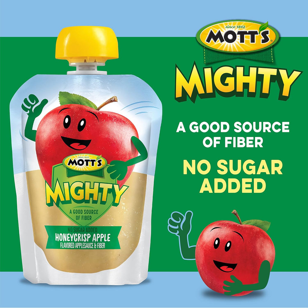 12 Pack 3.2 Oz Honeycrisp Apple Applesauce Pouches L179