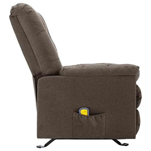 Taupe Fabric Recliner Chair K80776