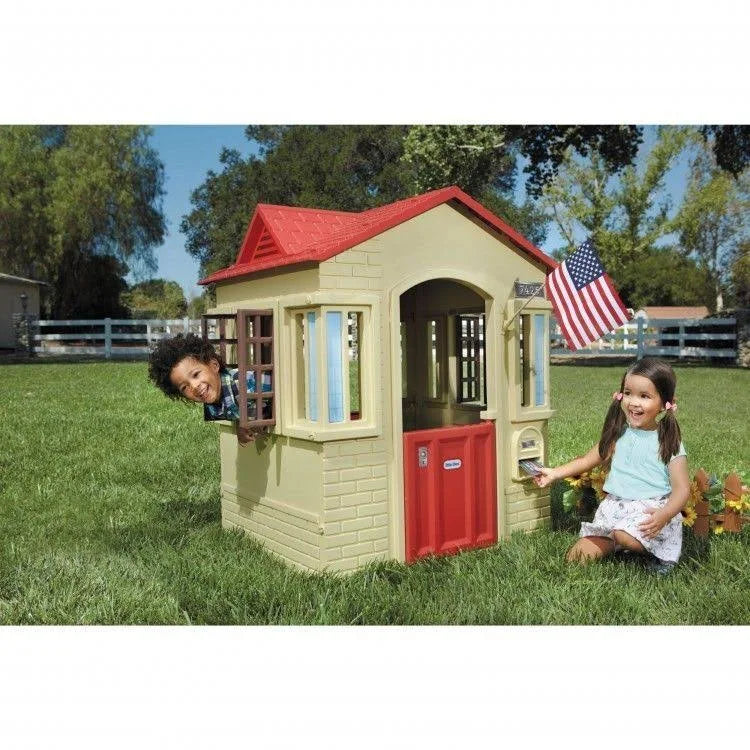 Tan Cape Cottage Small Compact Portable Playhouse T8020