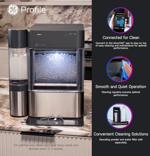 Stainless Steel Countertop Nugget Ice Maker with 1 Gallon Tank B44272