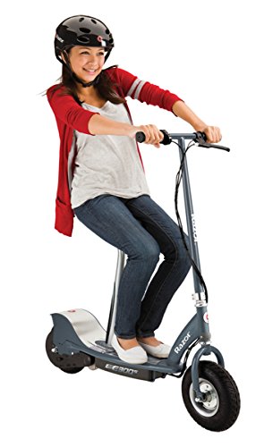 Seated Electric Scooter with 9" Pneumatic Tires, Removable Seat E940233