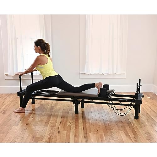 Gray Pilates Reformer Workout Machine D510