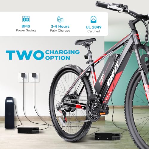 350W 26" 21 Speed Electric Bike with Dual Disc Brake B153657