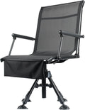 Folding Hunting Blind Chair with 360 Degree Swivel and Adjustable Height B8586