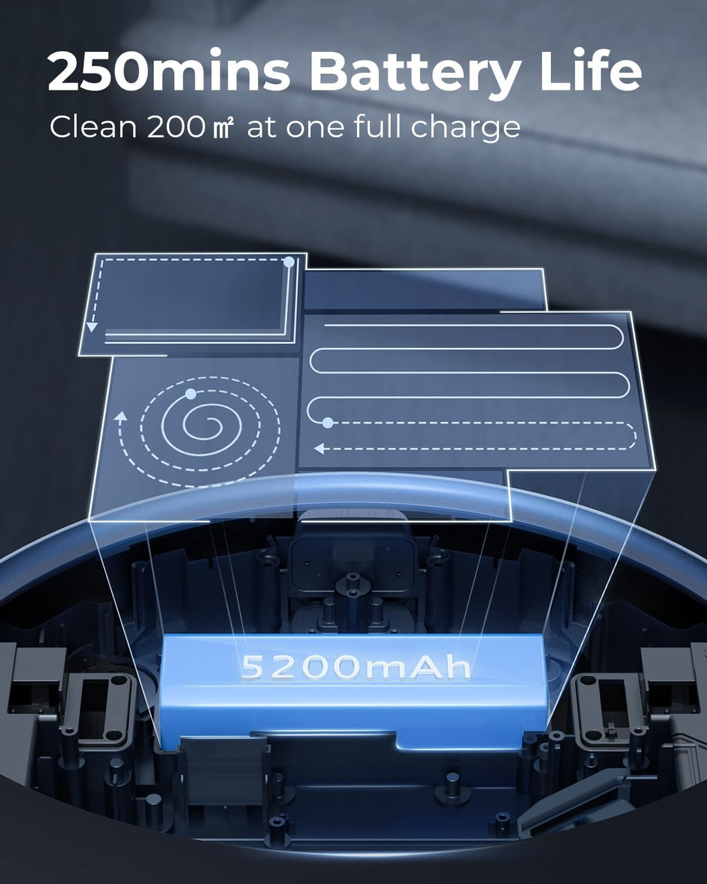 3 in 1 Robot Vacuum and Mop Combo with Self Emptying Station K8842