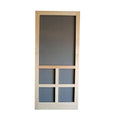 Wood Frame Hinged Cross Bar Screen Door R7324