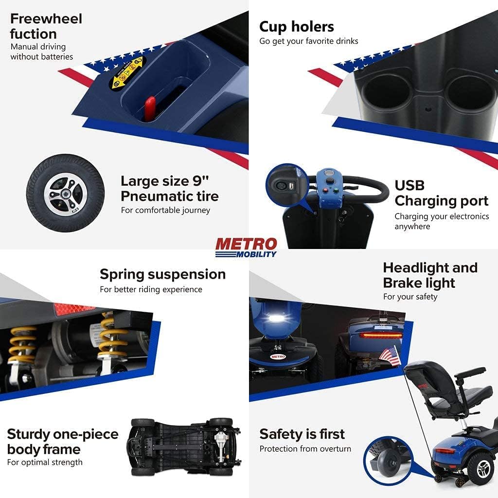 4 Wheel Folding Mobility Scooter T896382