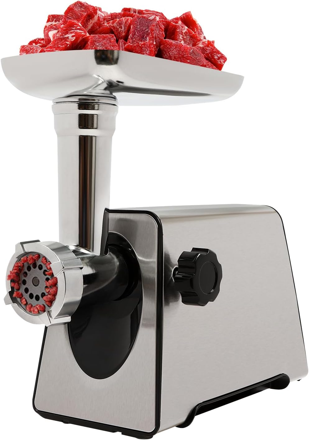 2800W Max Electric Stainless Steel Meat Grinder with 4 Sizes Plates B181604