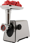 2800W Max Electric Stainless Steel Meat Grinder with 4 Sizes Plates B181604